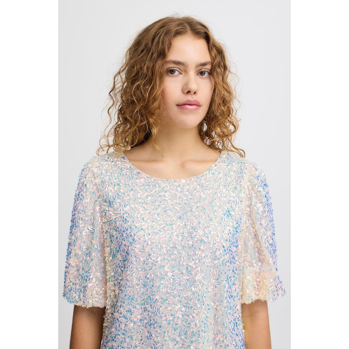 ICHI Copenhagen Marelly Sequined Top