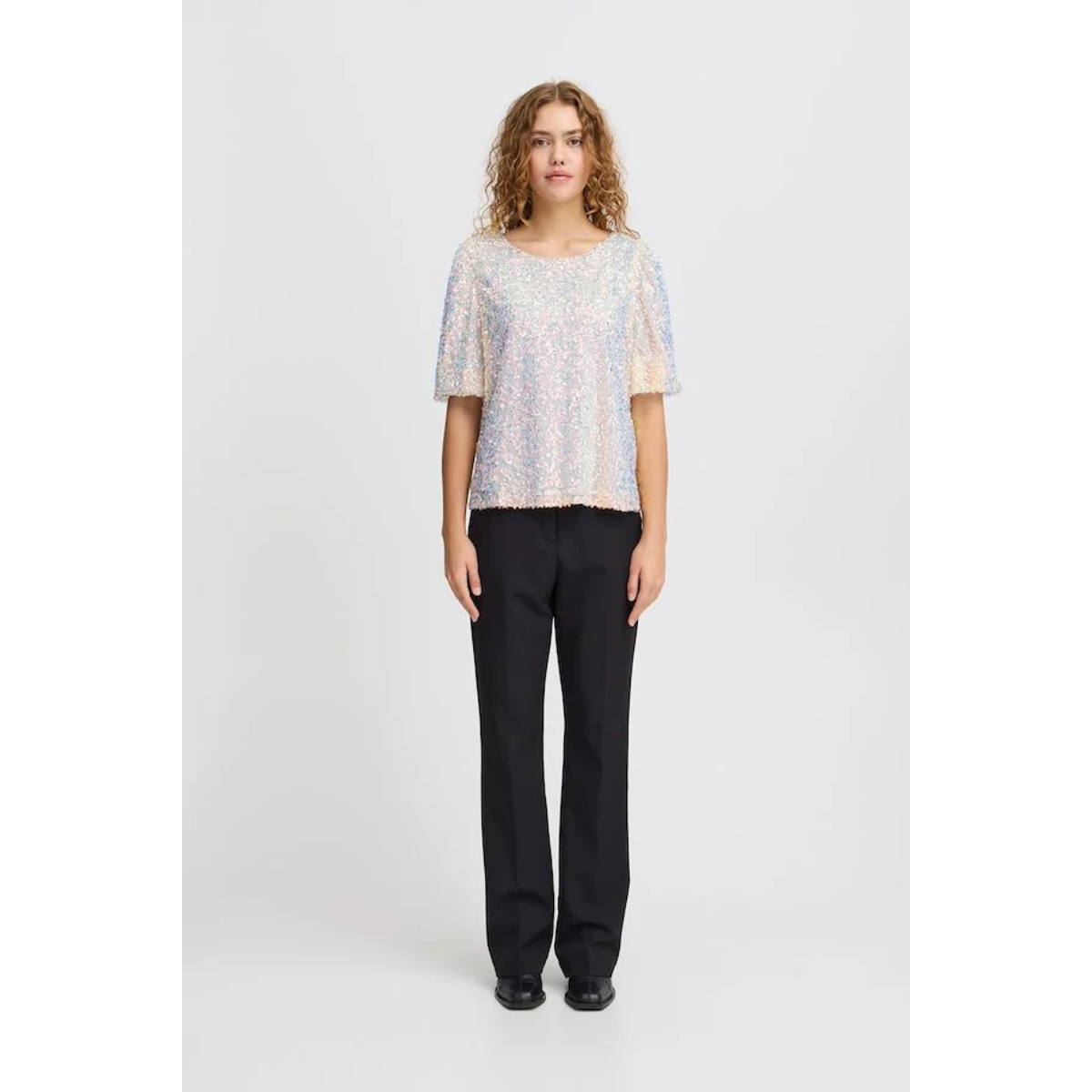 ICHI Copenhagen Marelly Sequined Top