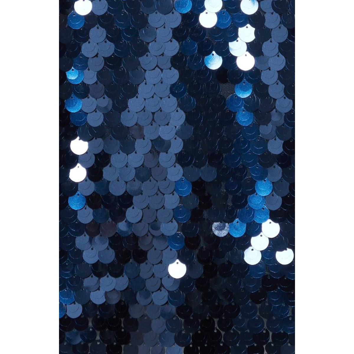 ICHI Copenhagen Pennie Sequin Top — Blue