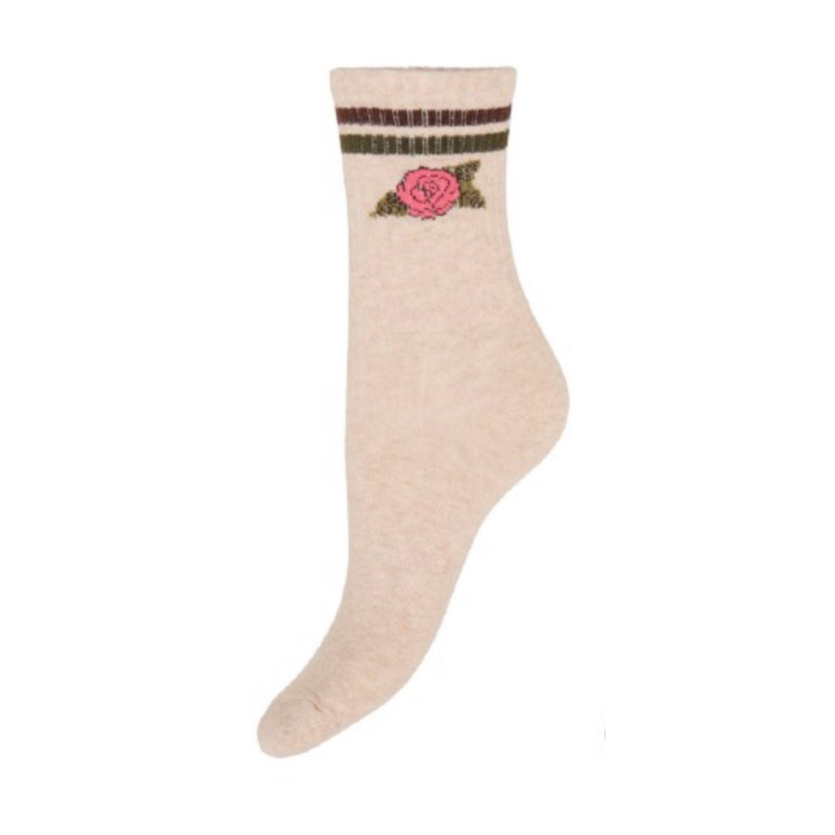 Rose Sport Socks — Oatmeal - Public Mercantile