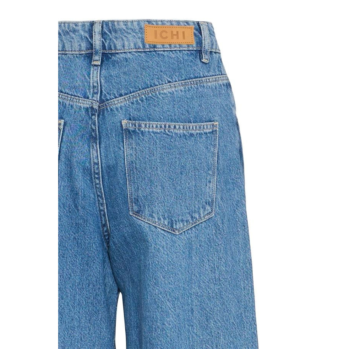 ICHI Berisel Jeans - Medium Blue - Public Mercantile