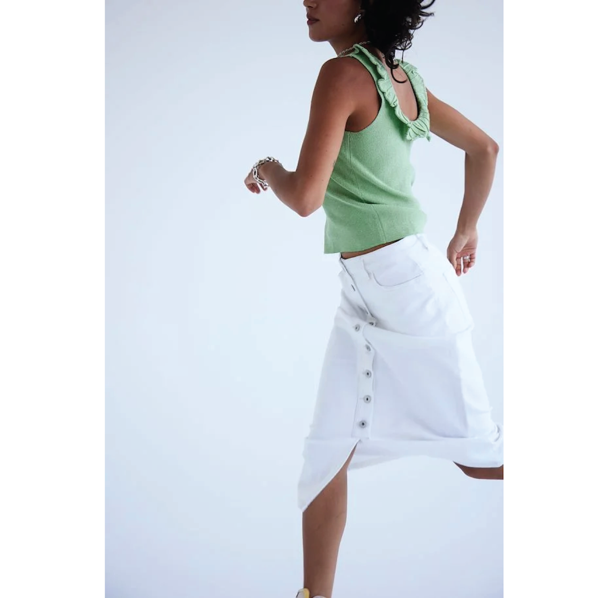 ICHI Copenhagen Blanc de Blanc Skirt - Public Mercantile
