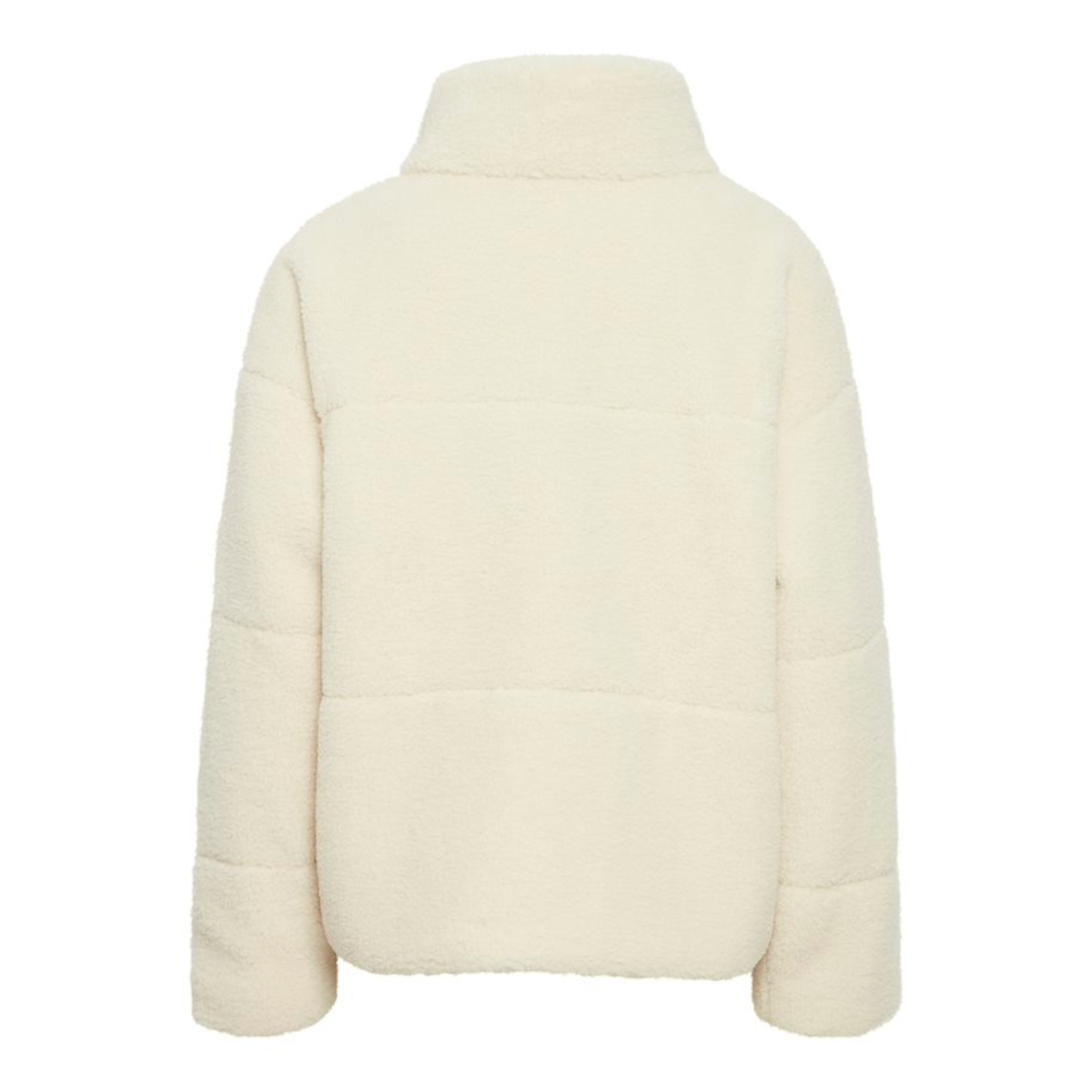 ICHI Copenhagen Funara Teddy Bear Jacket - Almond Milk - Public Mercantile