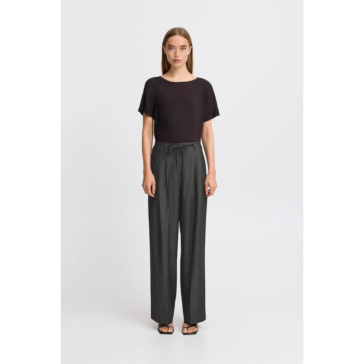 ICHI Copenhagen Hotara Trousers - Black - Public Mercantile