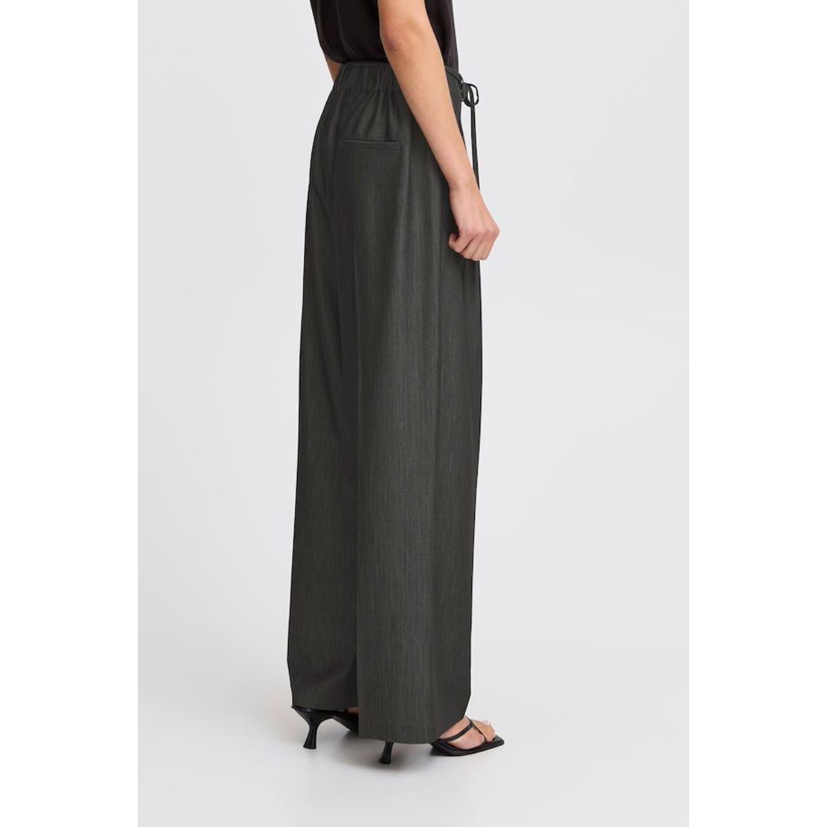 ICHI Copenhagen Hotara Trousers - Black - Public Mercantile