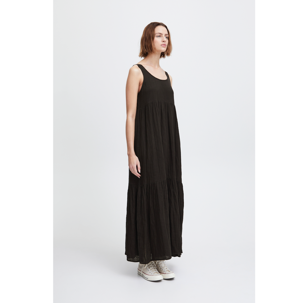 ICHI Copenhagen Ifoxa Maxi Dress — Black - Public Mercantile