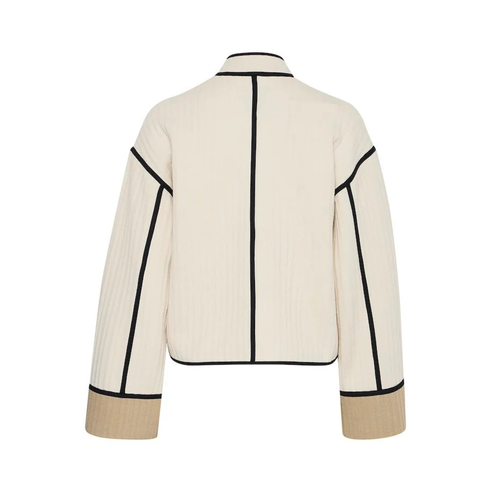 ICHI Copenhagen Kate Quilted Jacket - Almond Milk - Public Mercantile