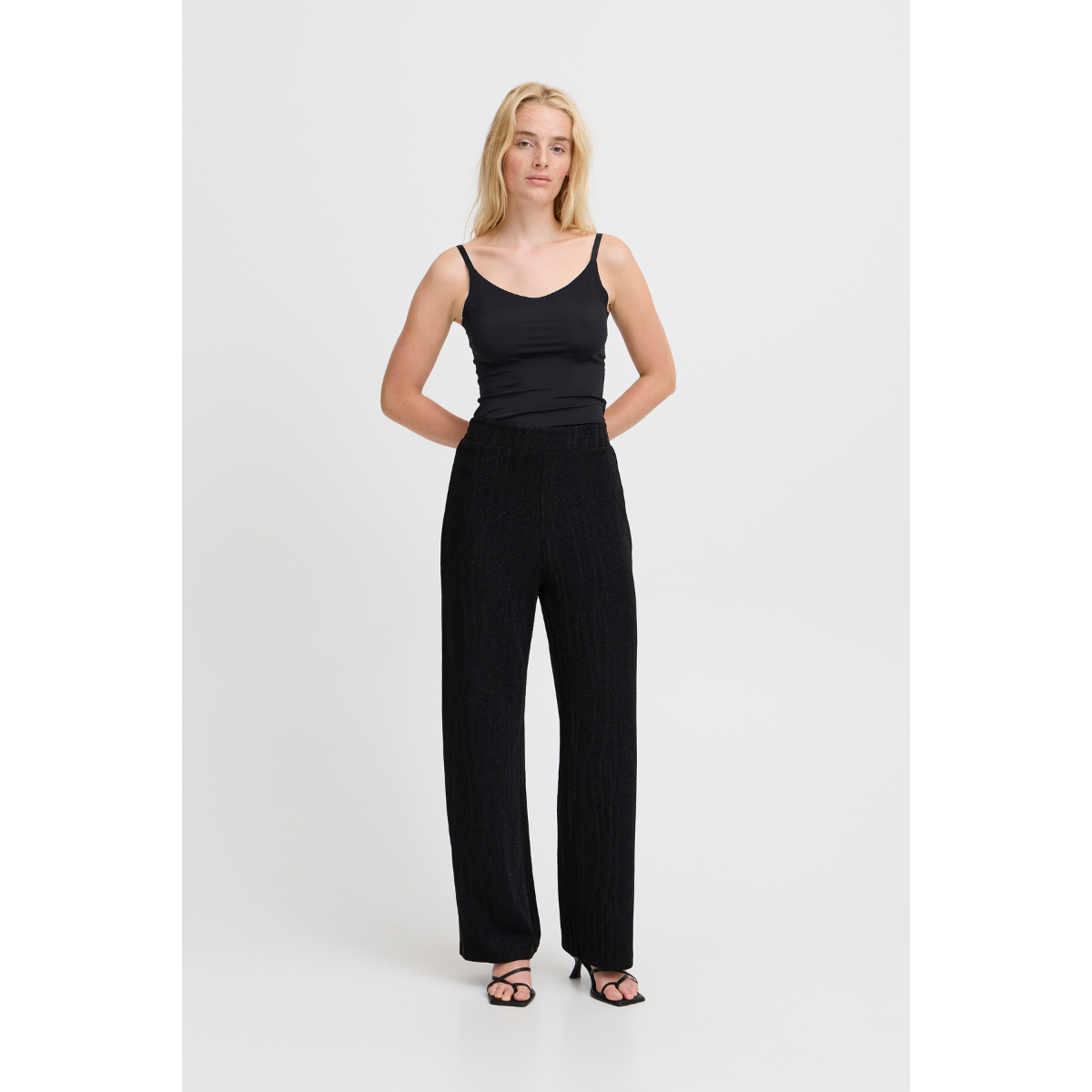ICHI Copenhagen Nareen Trousers - Black - Public Mercantile