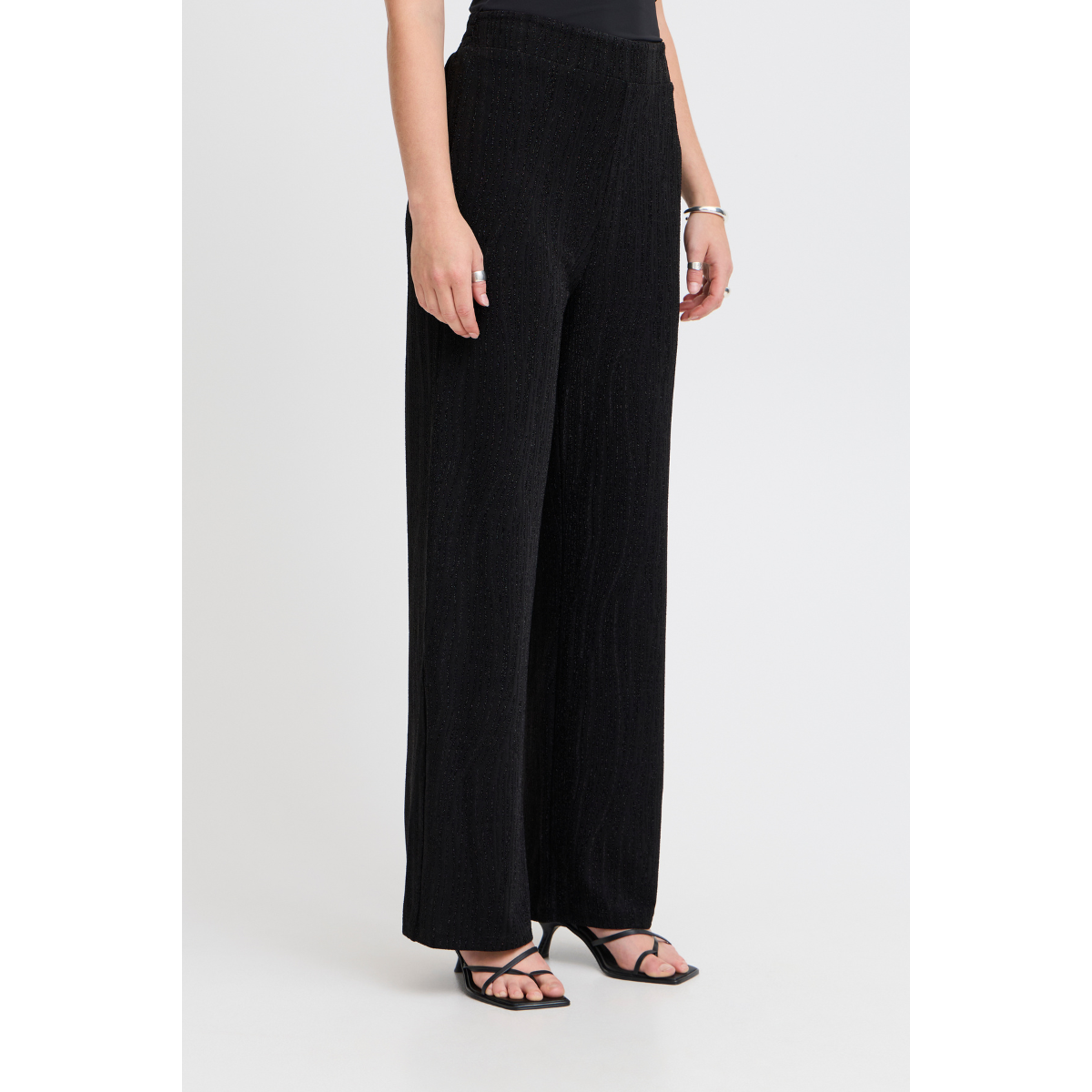 ICHI Copenhagen Nareen Trousers - Black - Public Mercantile