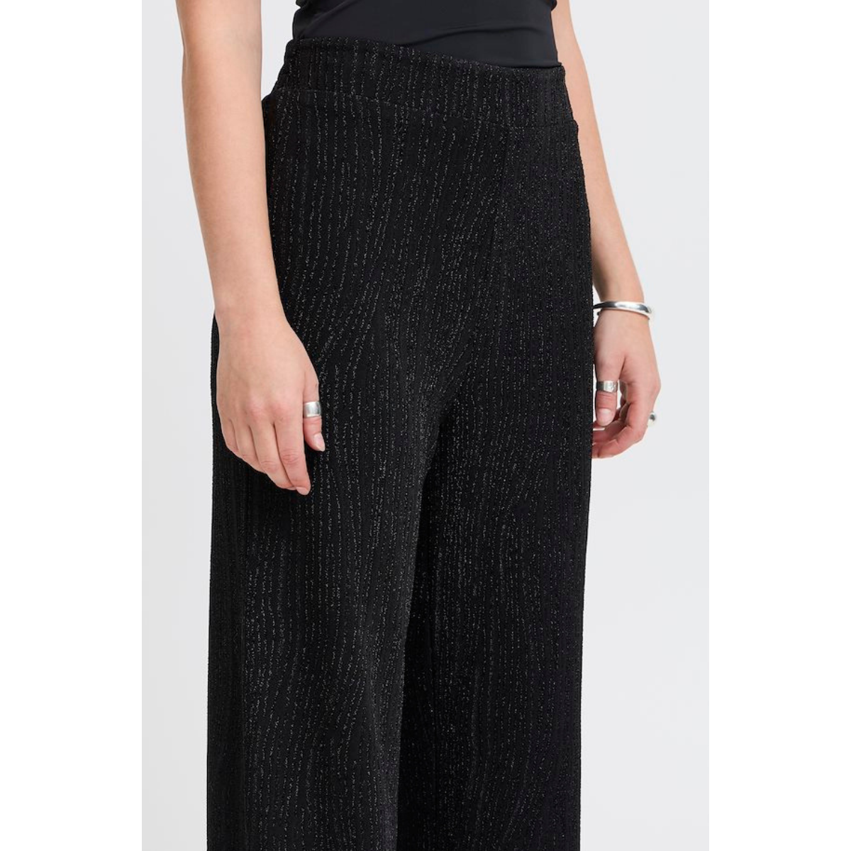 ICHI Copenhagen Nareen Trousers - Black - Public Mercantile