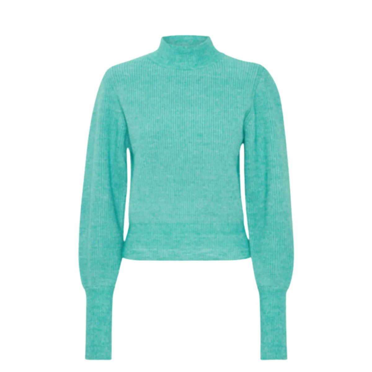 ICHI Copenhagen Thea Sweater — Green Blue Slate - Public Mercantile