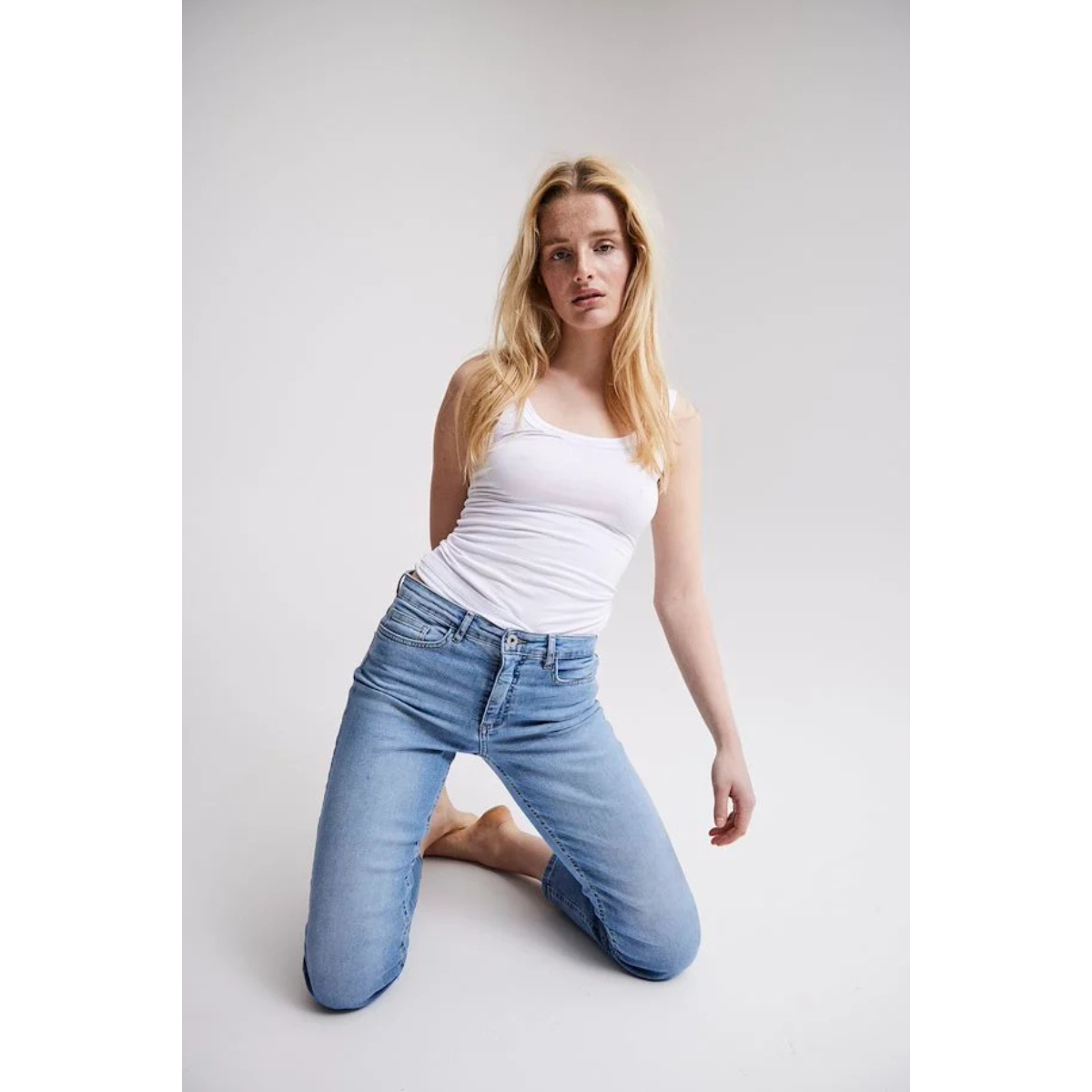 ICHI Twiggy Jeans - Light Blue - Public Mercantile