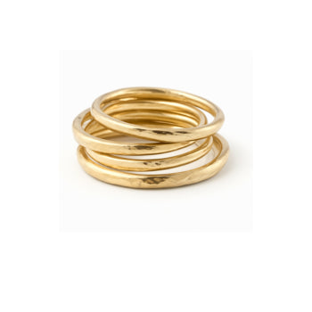 Baroque Pearl Stacking Rings