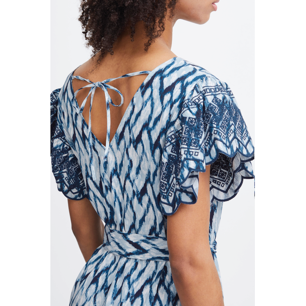 Atelier Rêve Nellio Waterline Print Dress