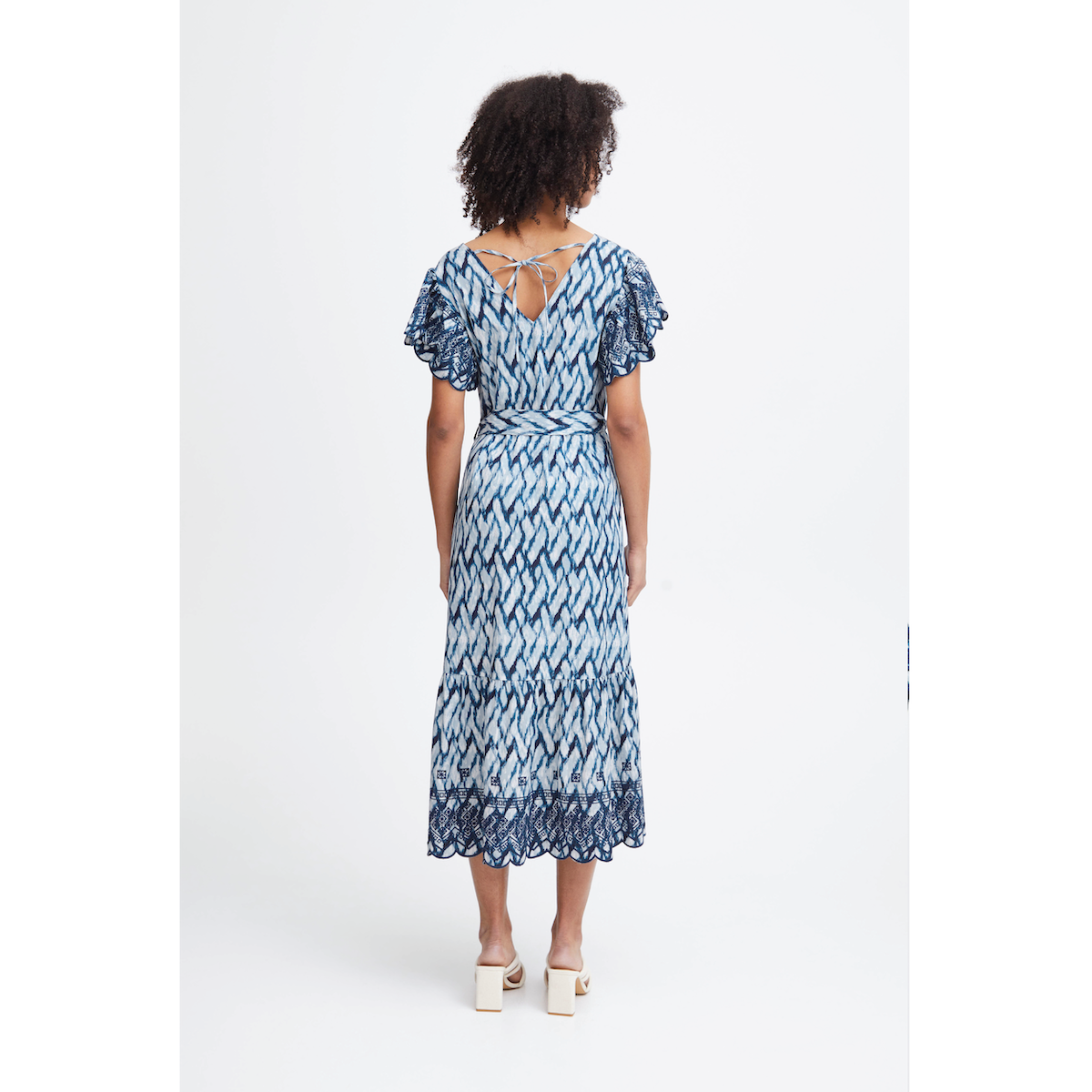 Atelier Rêve Nellio Waterline Print Dress