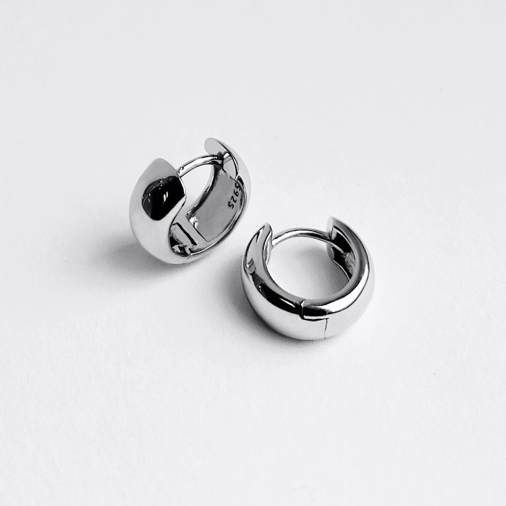 Jane Hoops Silver - Kara Yoo - Public Mercantile