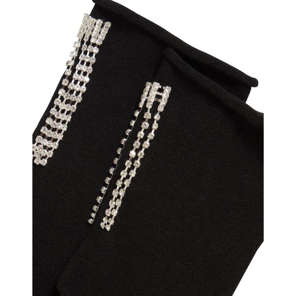 Jilly Sequin Holiday Socks - Black - Public Mercantile