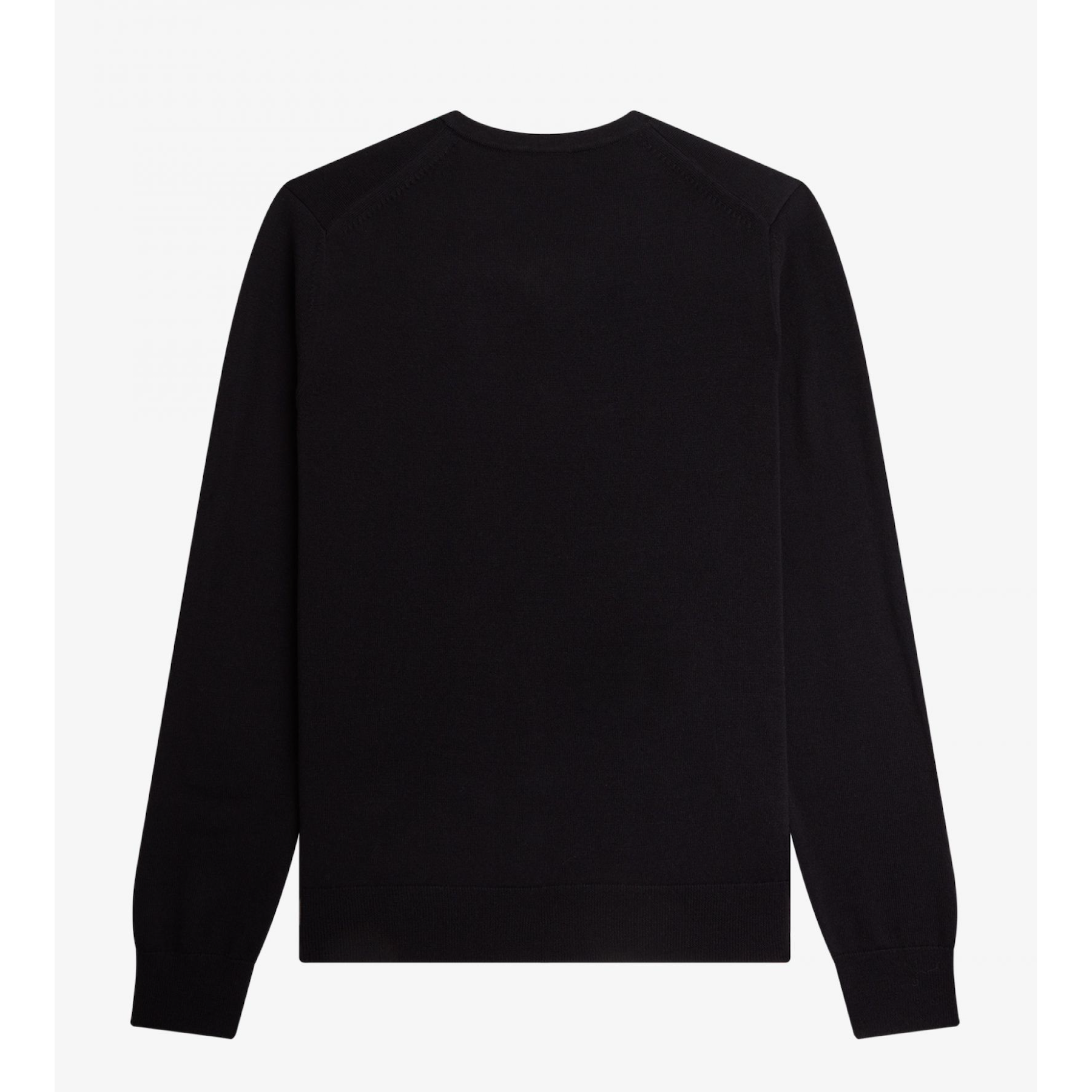 Fred Perry Classic V-Neck Sweater - Black