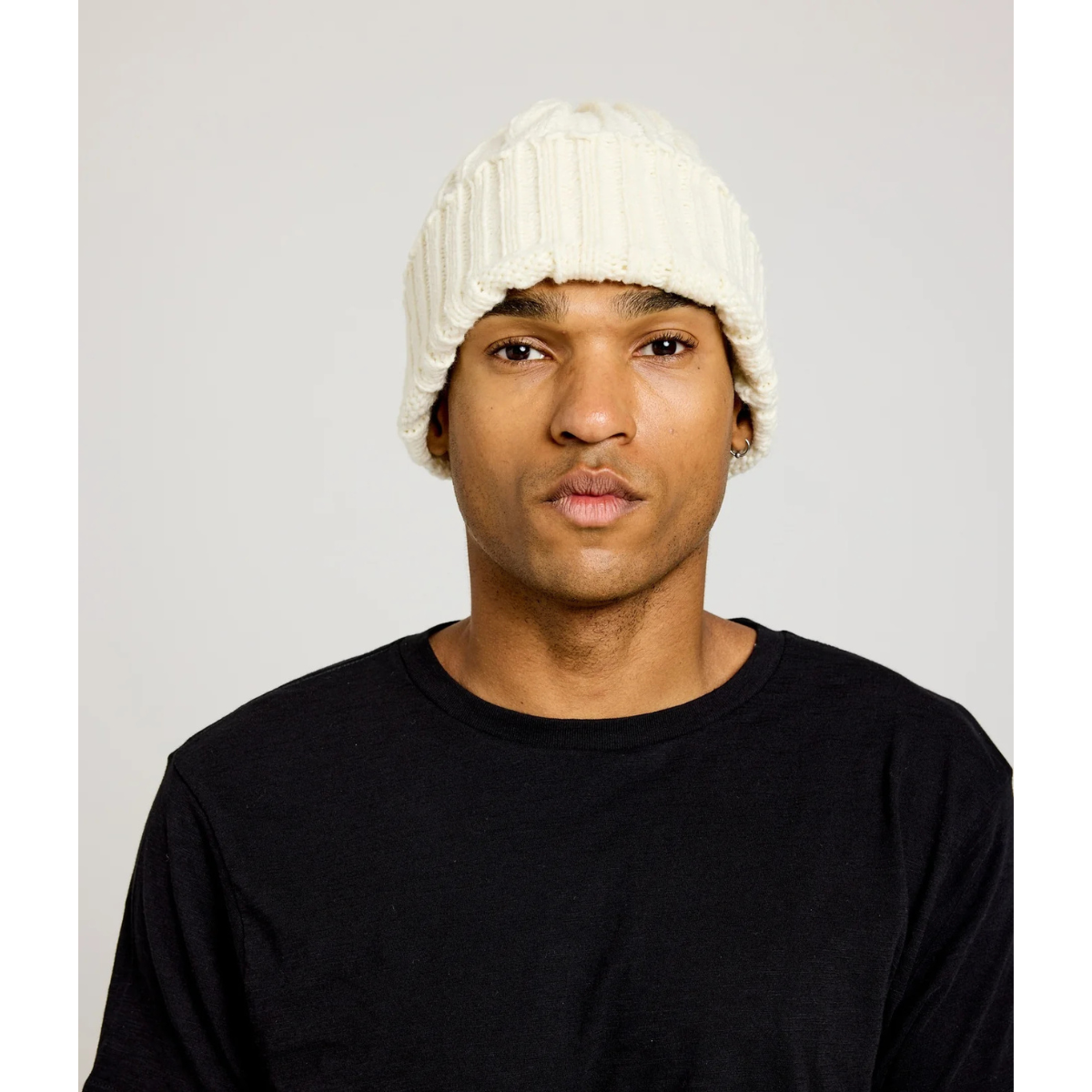 Known Supply Cable Knit Toque - Stone