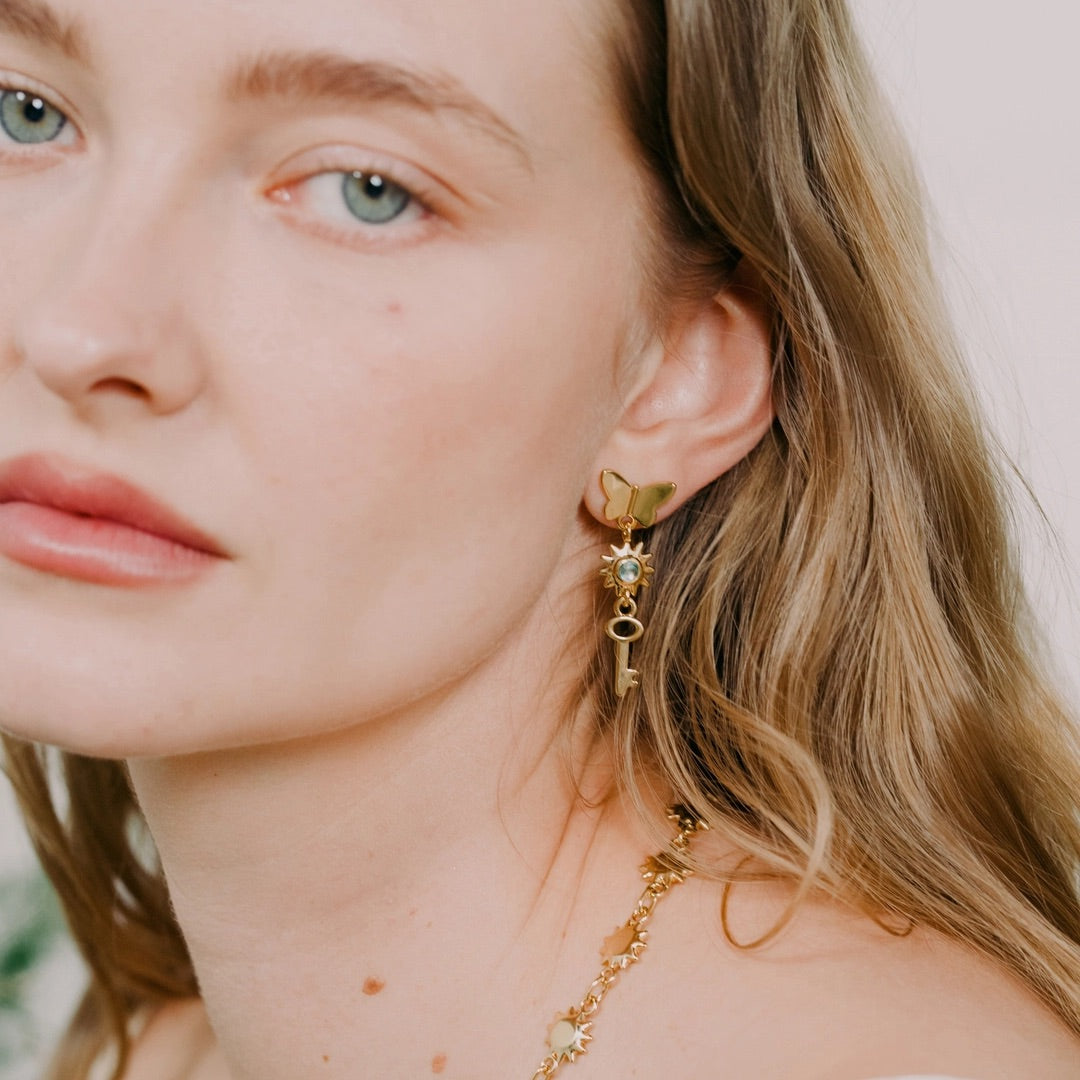 Alice Earrings Gold - Kara Yoo - Public Mercantile