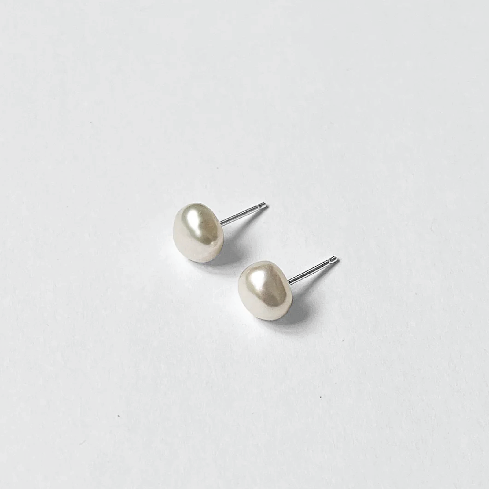 Kara Yoo Keshi Pearl Studs 7mm - Public Mercantile