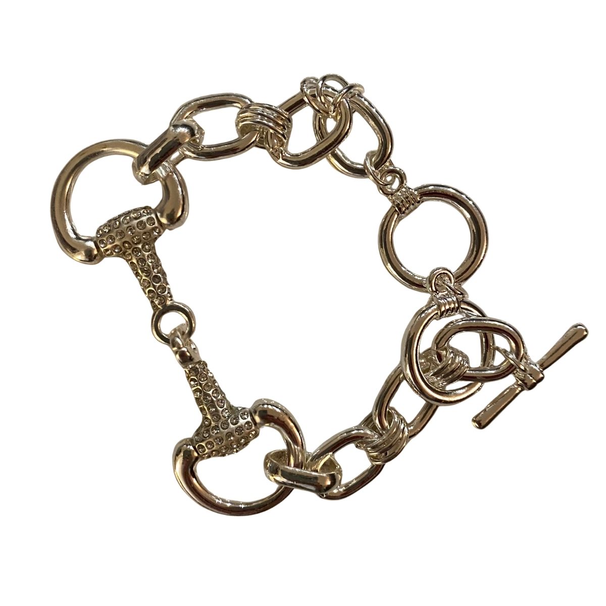 Krystal Toggle Bracelet — Silver - Public Mercantile