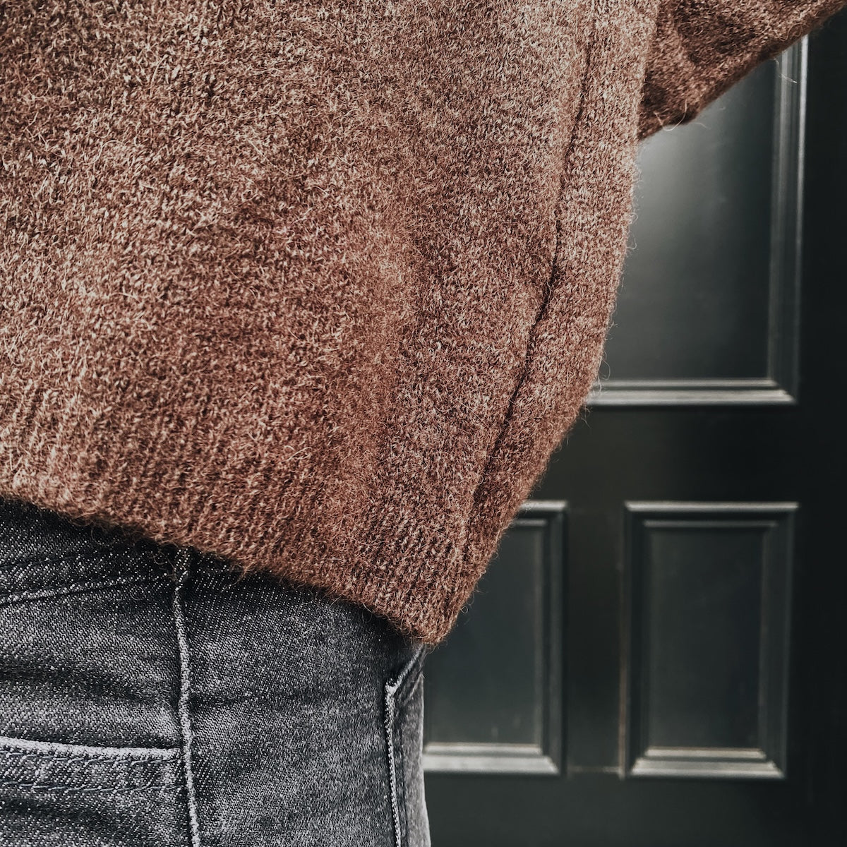 Melodie Alpaca Sweater  — Chocolate
