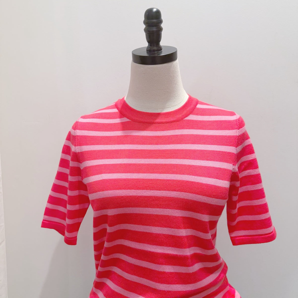 Lulu Striped Pullover Shirt — Pink & Red - Public Mercantile