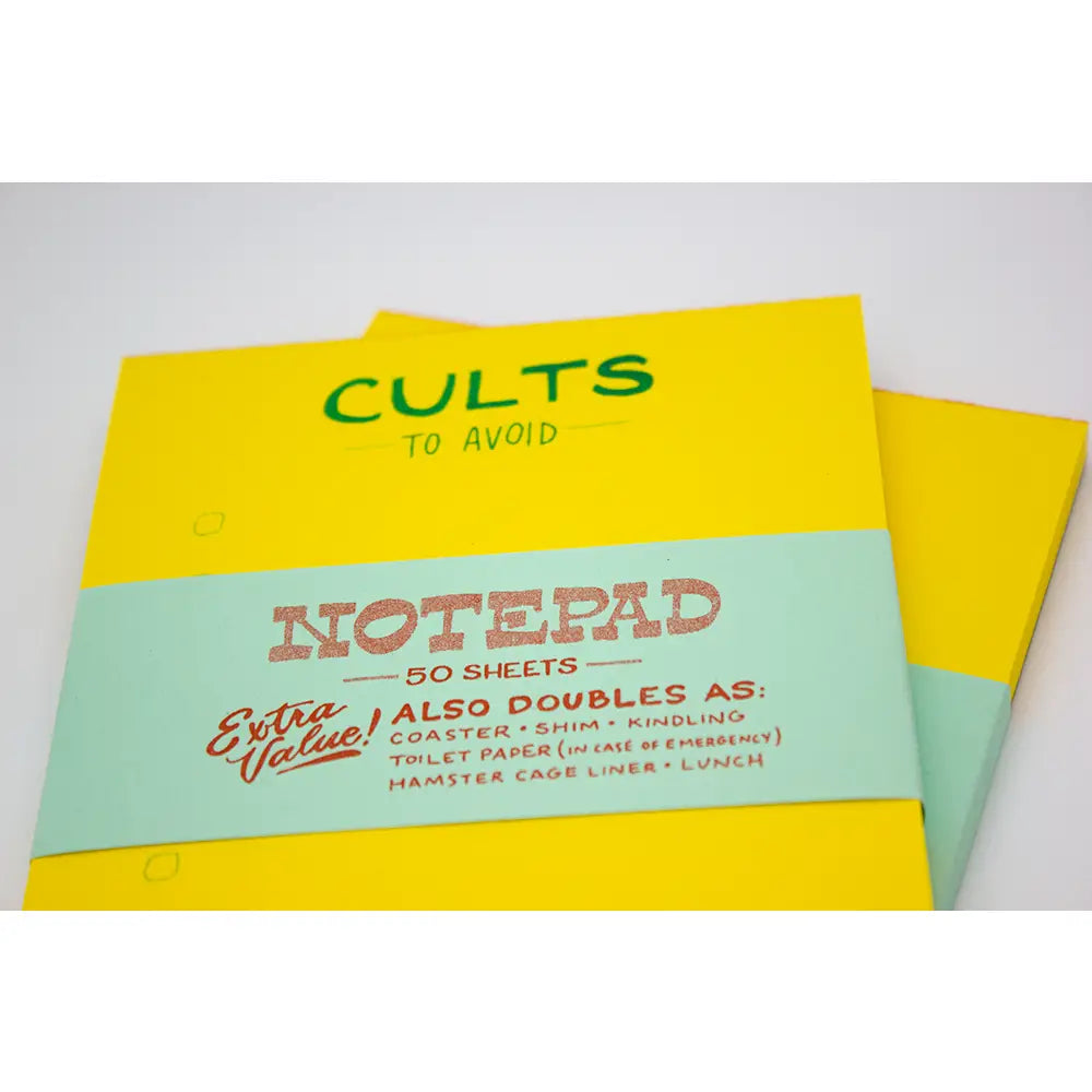 Cults to Avoid Notepad