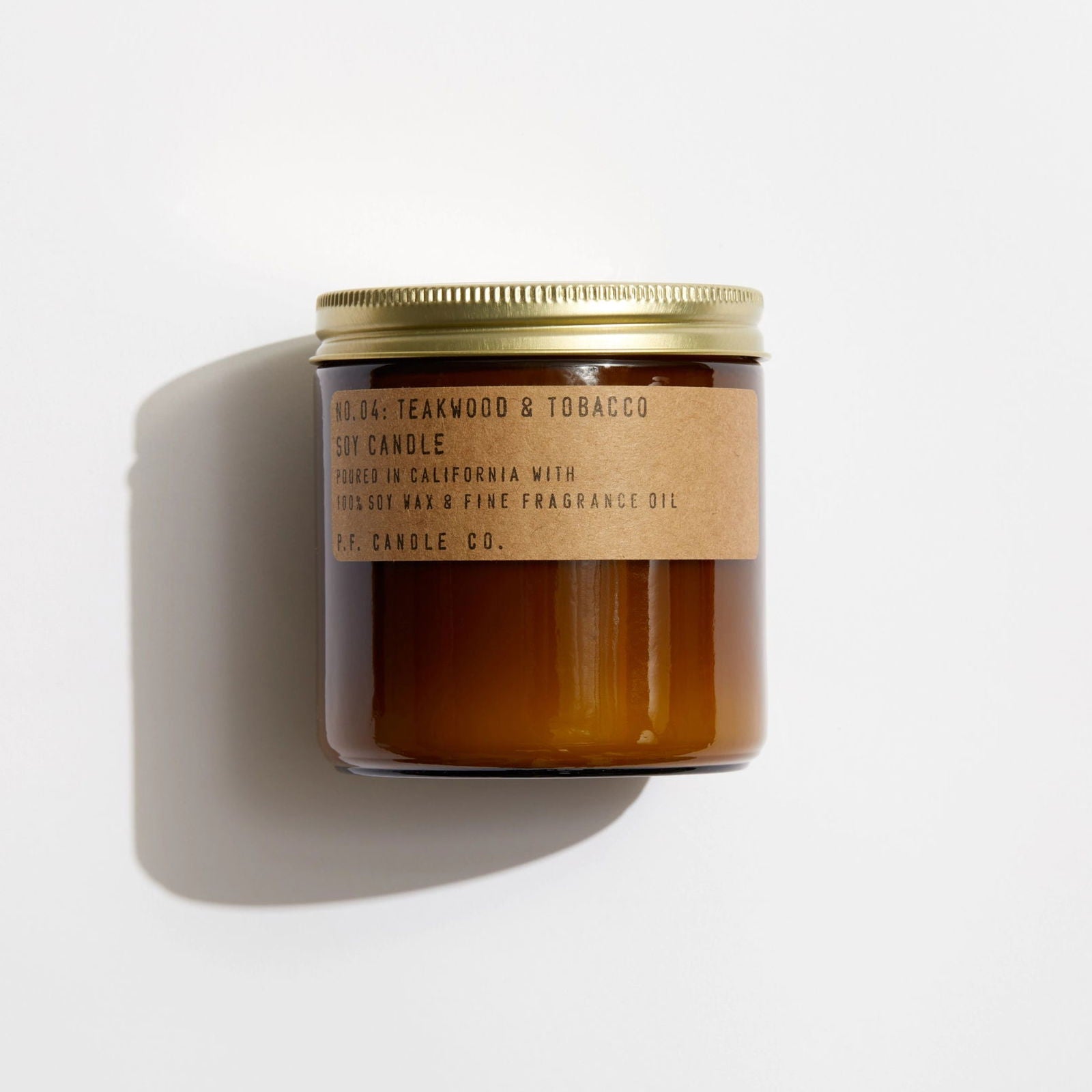 Large Teakwood & Tobacco Candle — P.F. Candle - Public Mercantile
