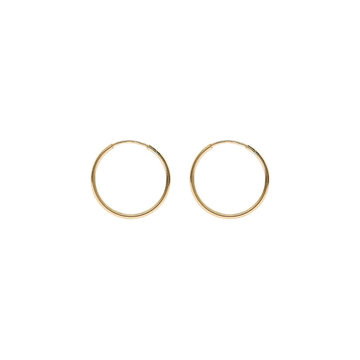 Laura Gold Hoop Earrings — Lisbeth - Public Mercantile