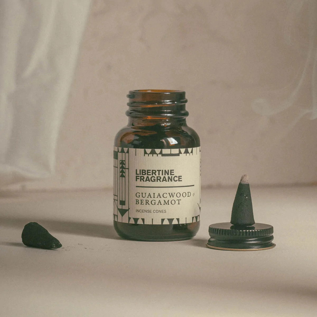Libertine Incense Cones - Guaiacwood & Bergamot - Public Mercantile