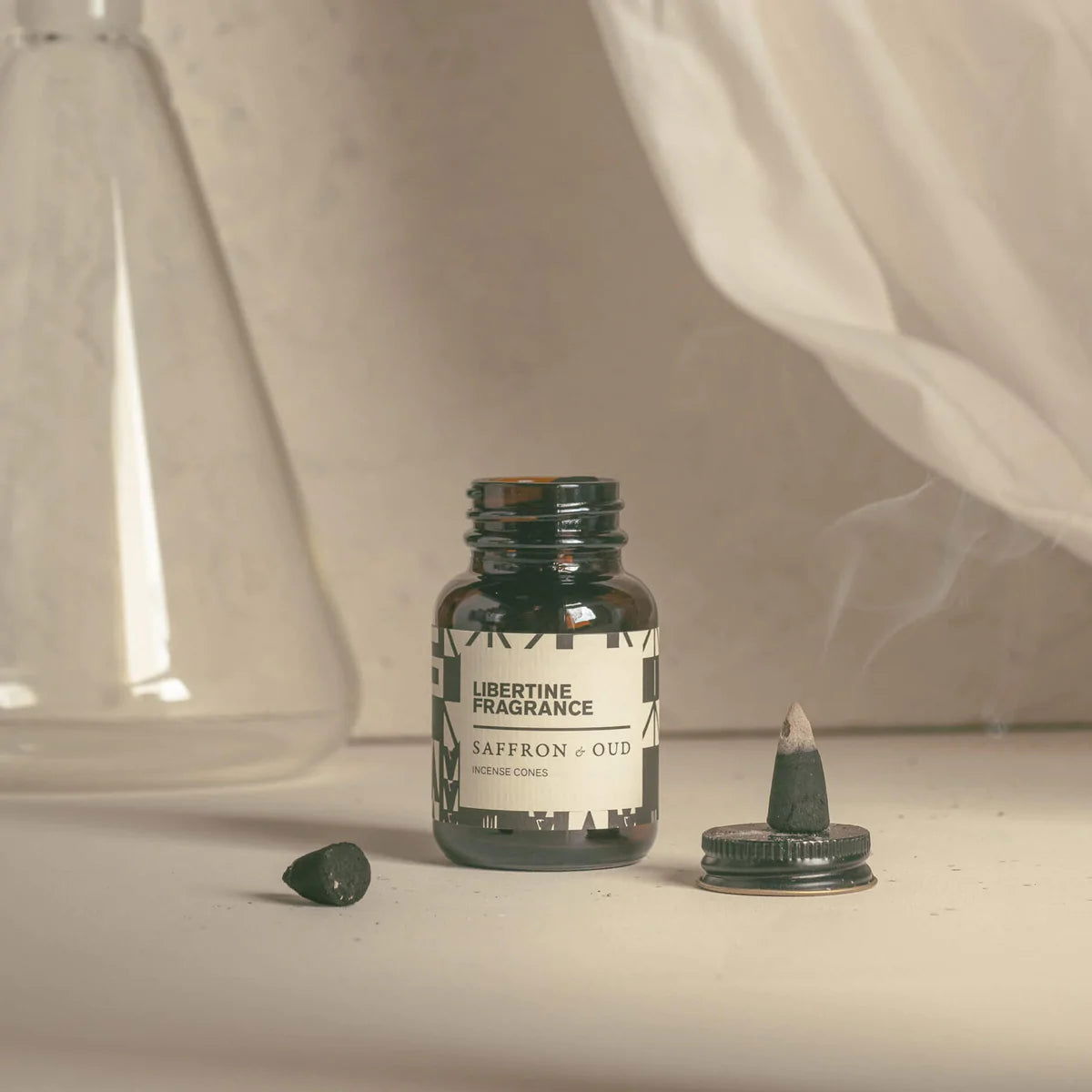 Libertine Incense Cones - Saffron & Oud - Public Mercantile