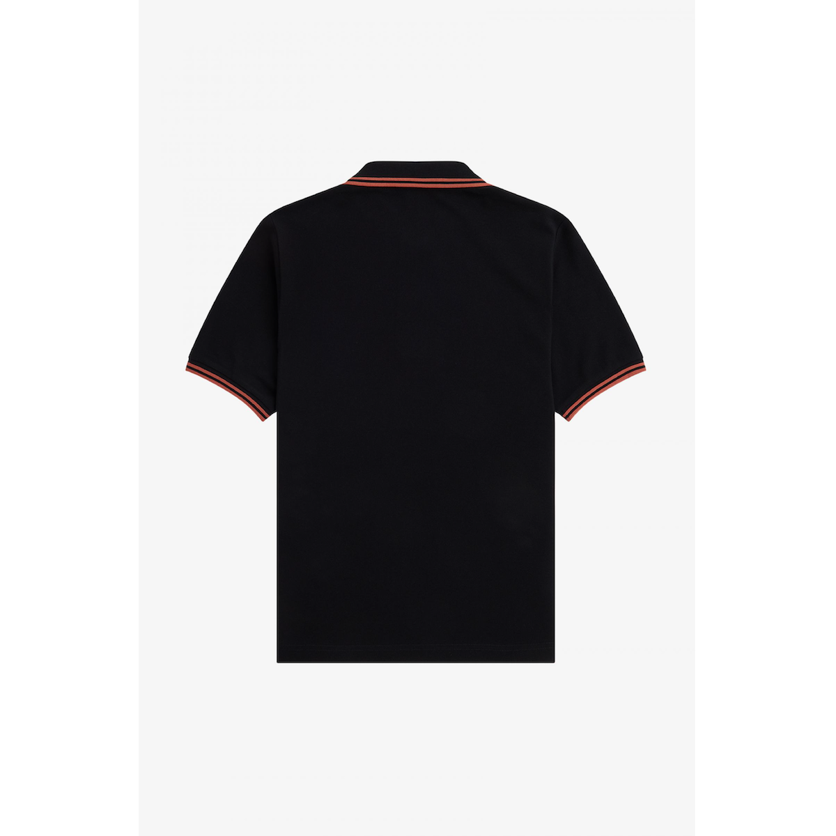 Fred Perry Twin-Tipped Shirt - Black/Light Rust - Public Mercantile