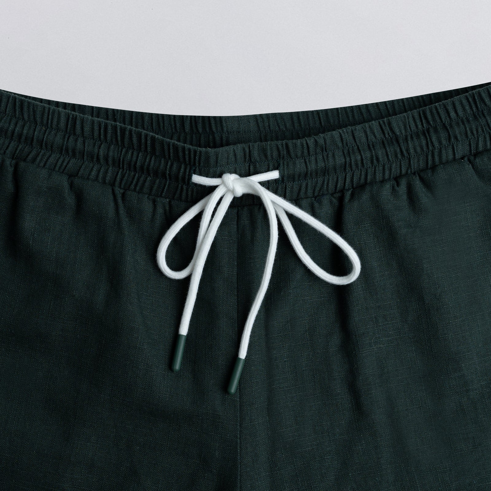 Linen Shorts - Green — Champlain - Public Mercantile