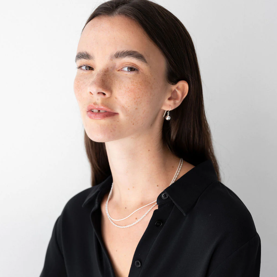 Ember Silver Earrings — Lisbeth