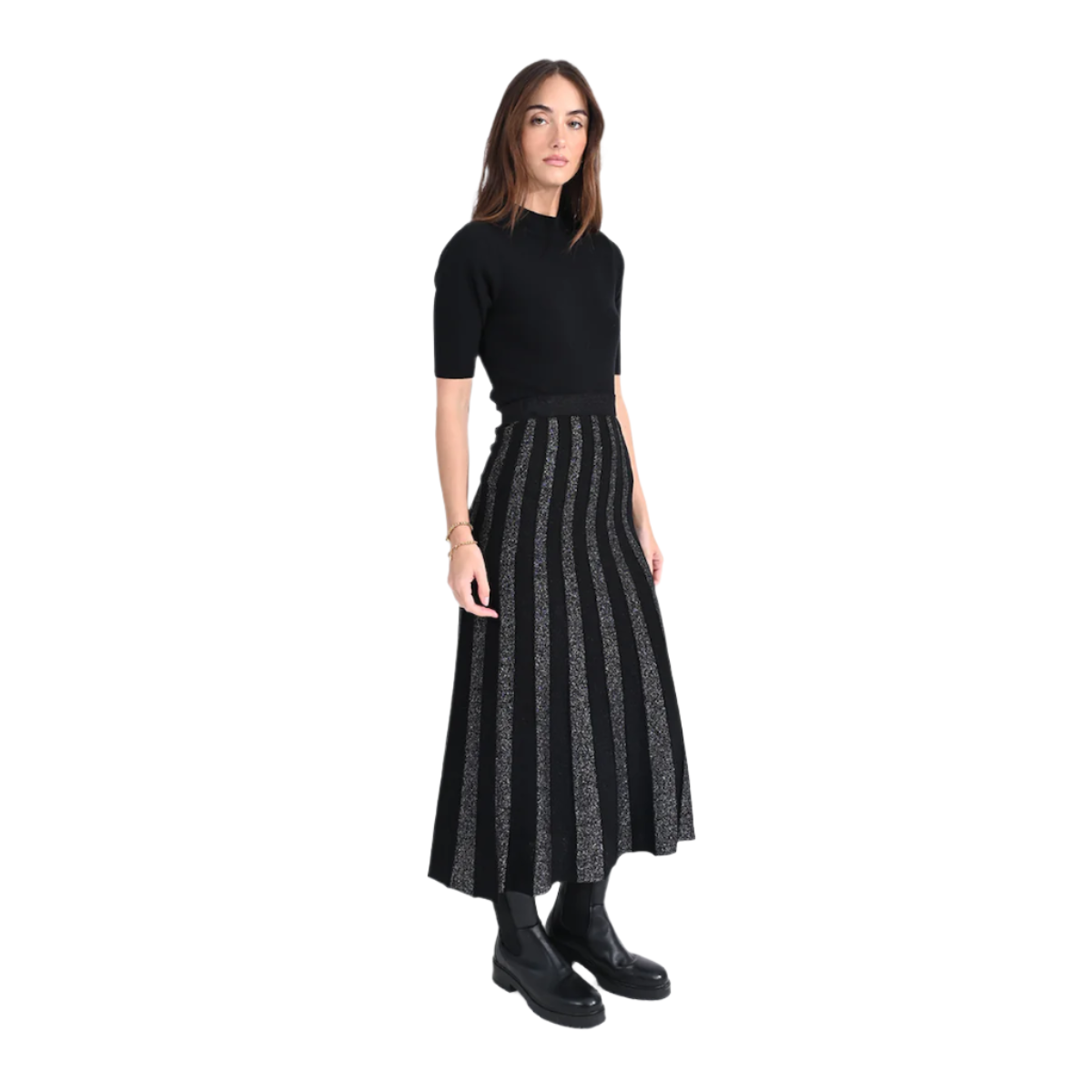 Long Jersey Skirt — Black - Public Mercantile