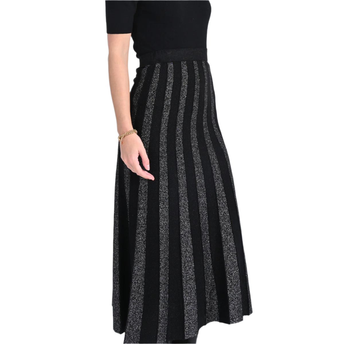 Long Jersey Skirt — Black - Public Mercantile