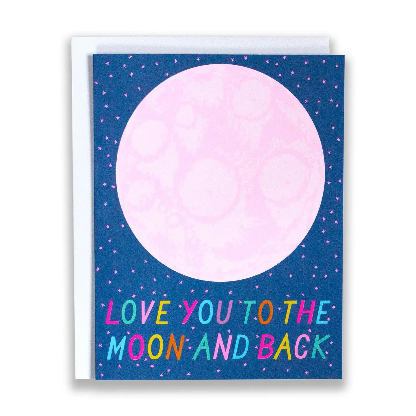 Love You to the Moon Card - Public Mercantile