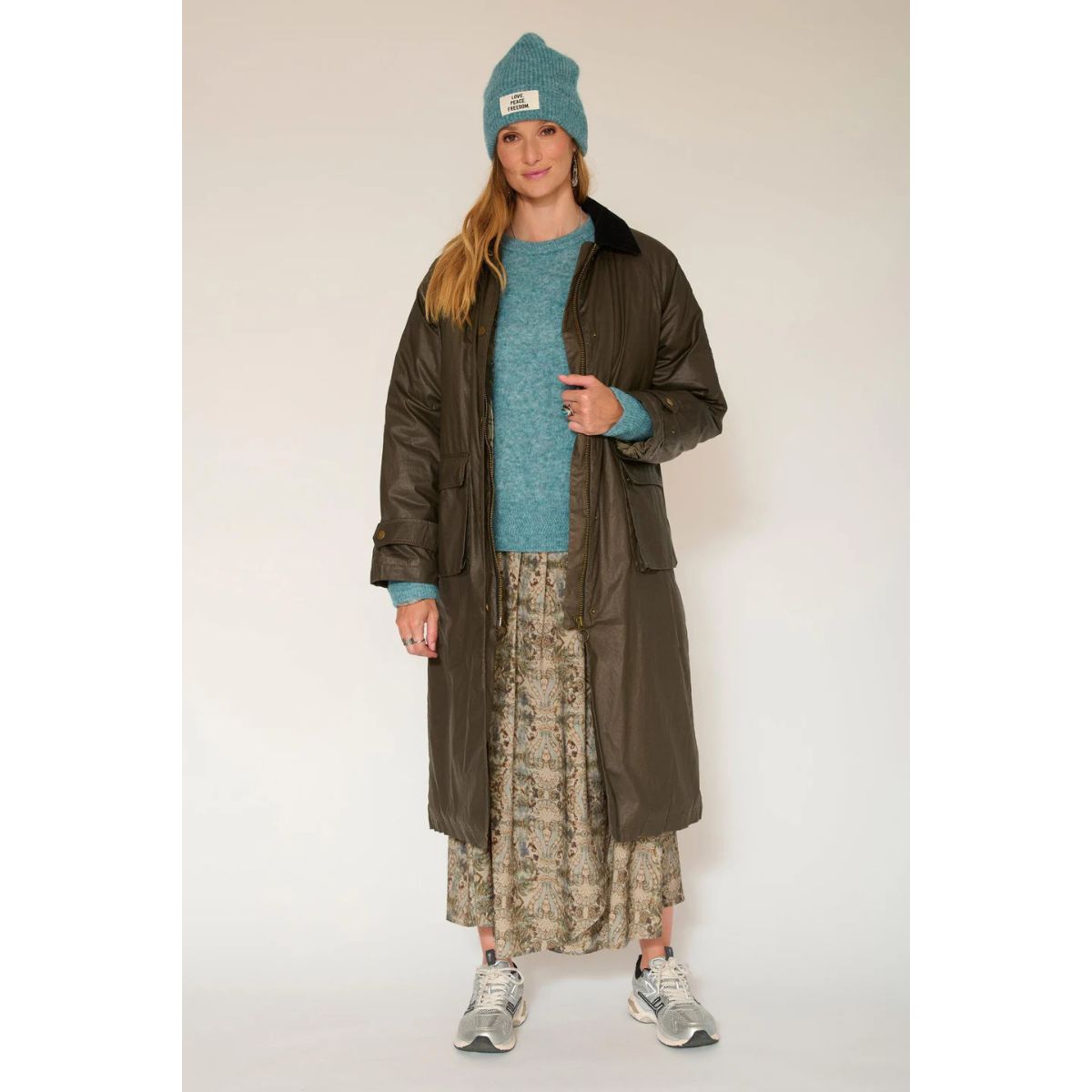 Magnus Long Coat — Khaki