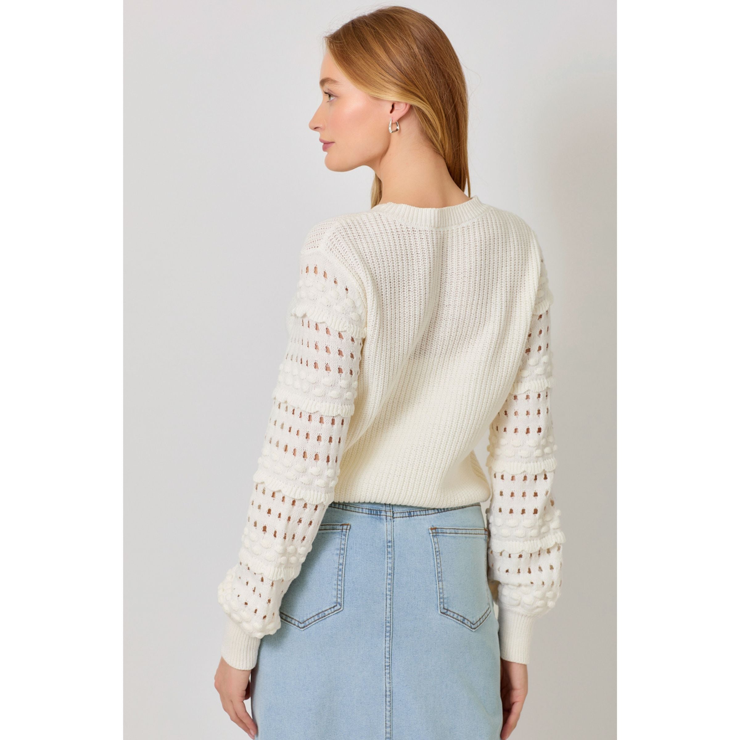 Crewneck Sweater — Ivory