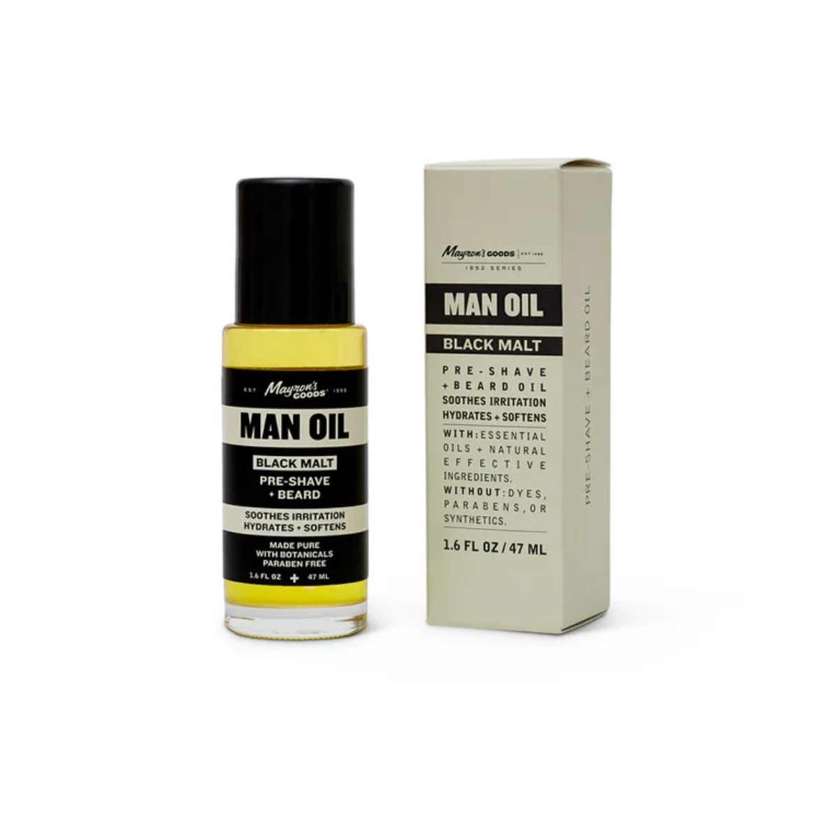 Mayron's Goods Man Oil — Black Malt - Public Mercantile