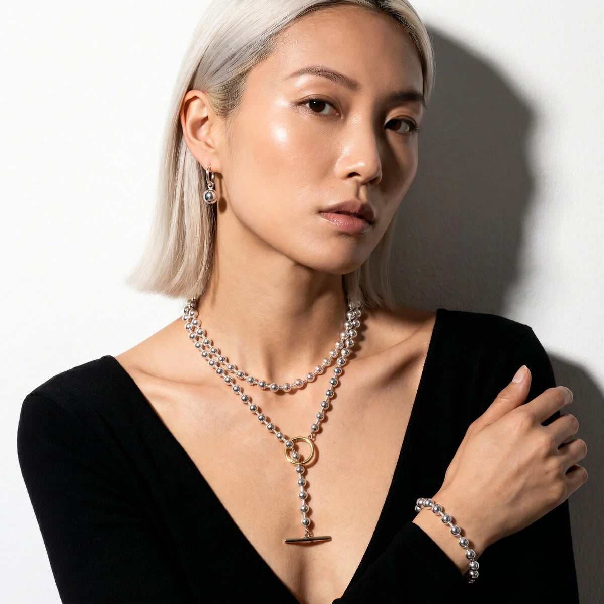 Mercy Bead Bracelet — Silver - Public Mercantile