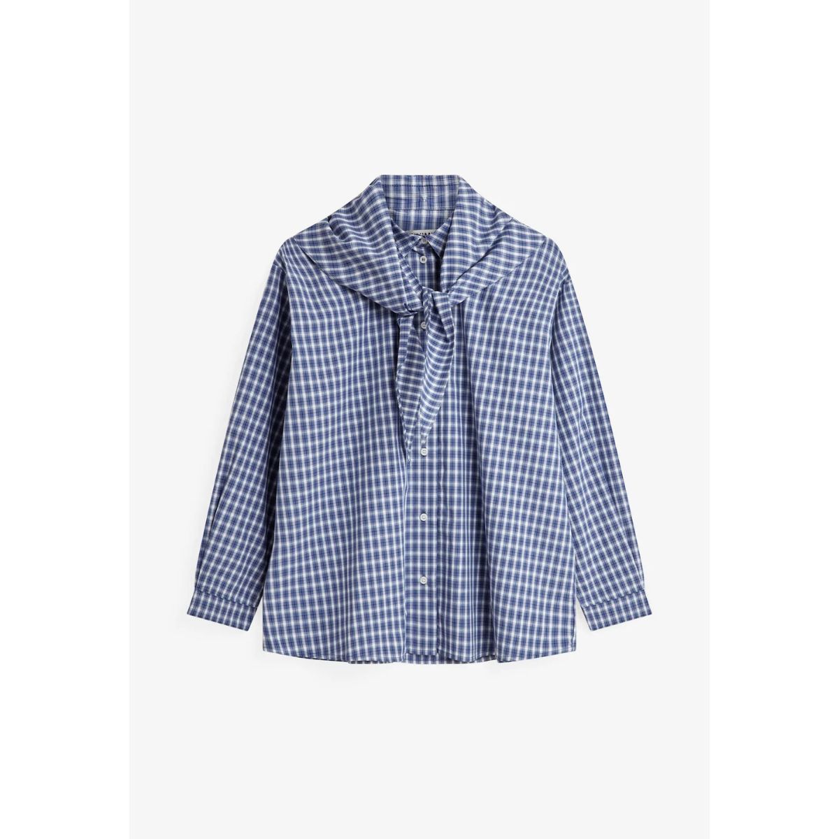 Minimum Harper Checked Shirt — Insignia Blue - Public Mercantile