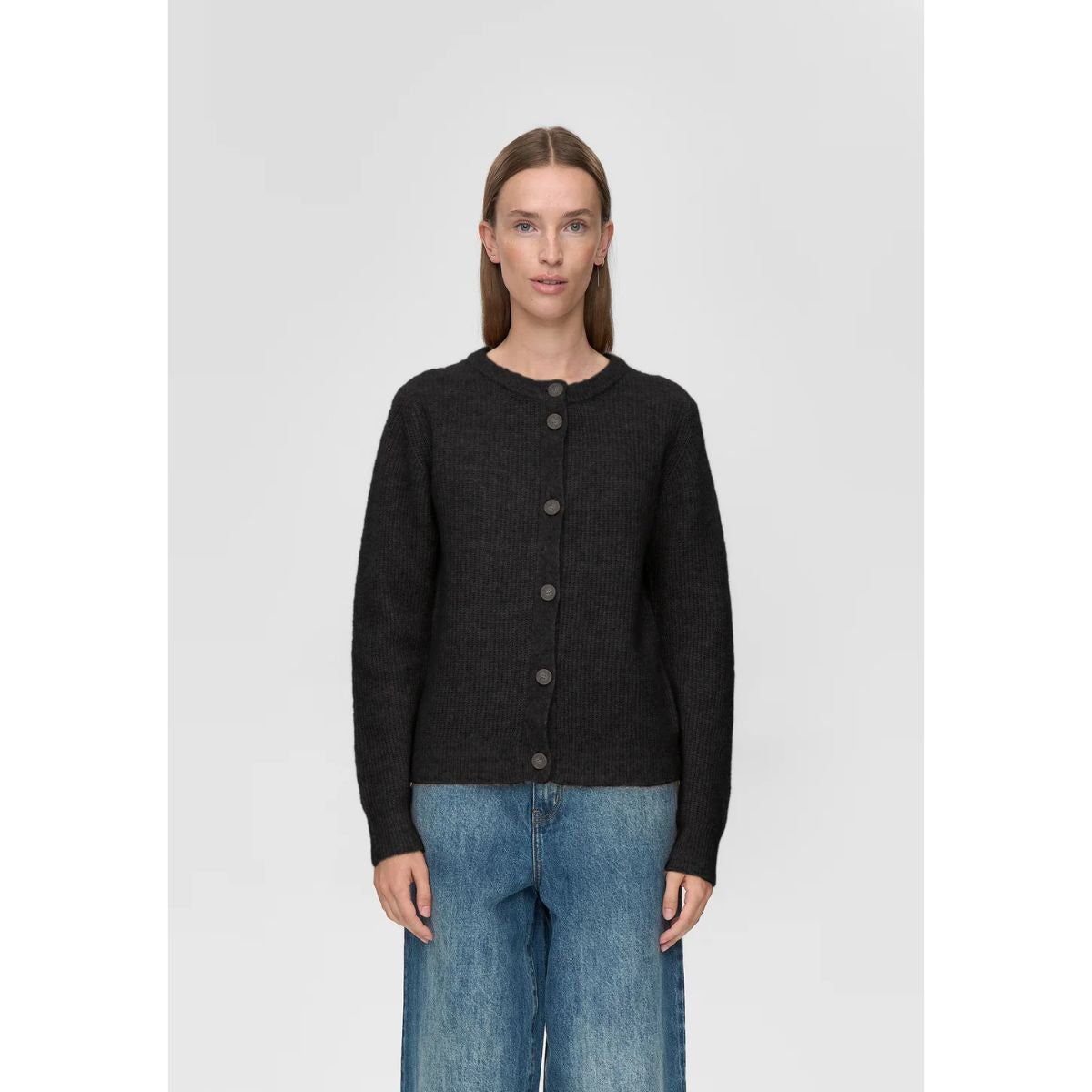 Minimum Kora Mohair Cardigan — Black - Public Mercantile