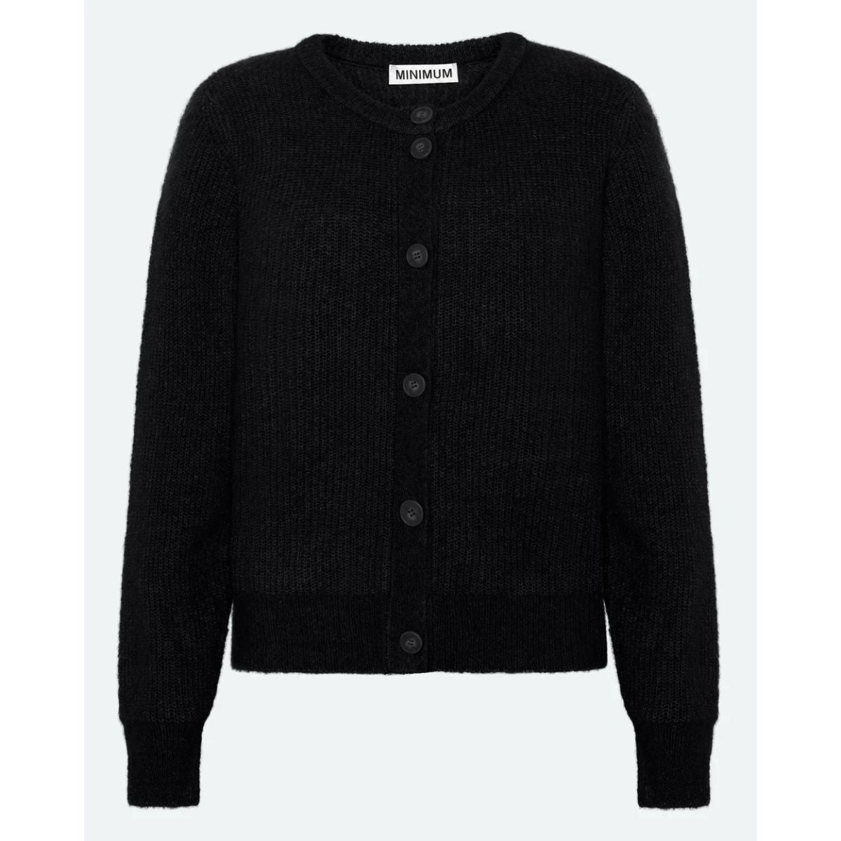 Minimum Kora Mohair Cardigan — Black - Public Mercantile