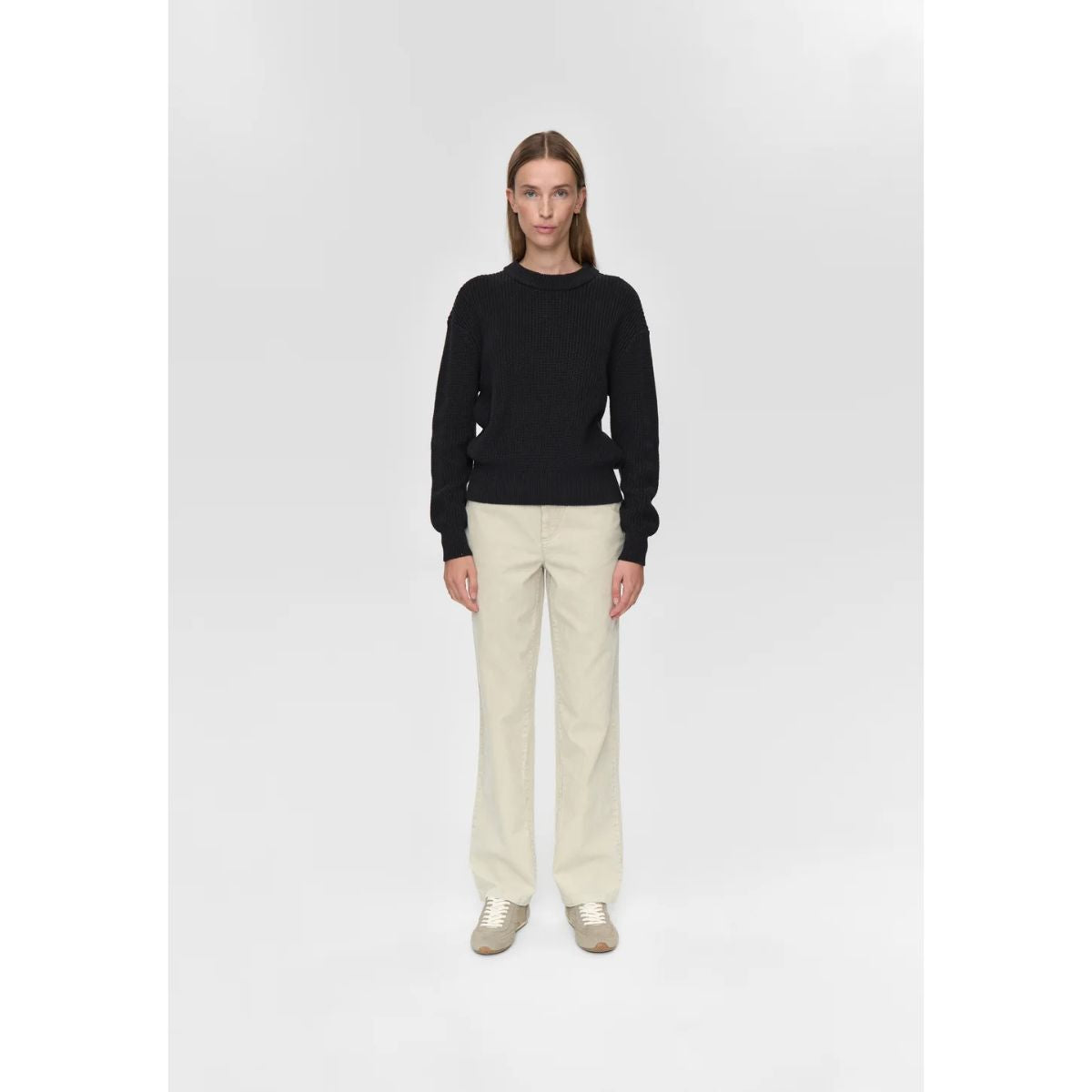 Minimum Mikayla Organic Cotton Jumper — Black - Public Mercantile