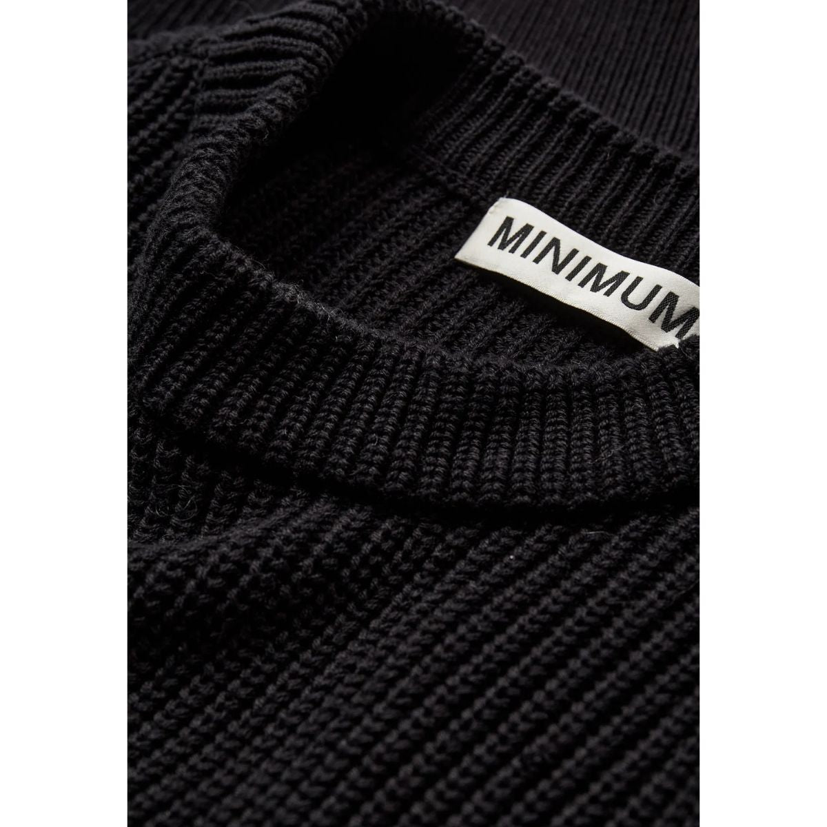 Minimum Mikayla Organic Cotton Jumper — Black - Public Mercantile