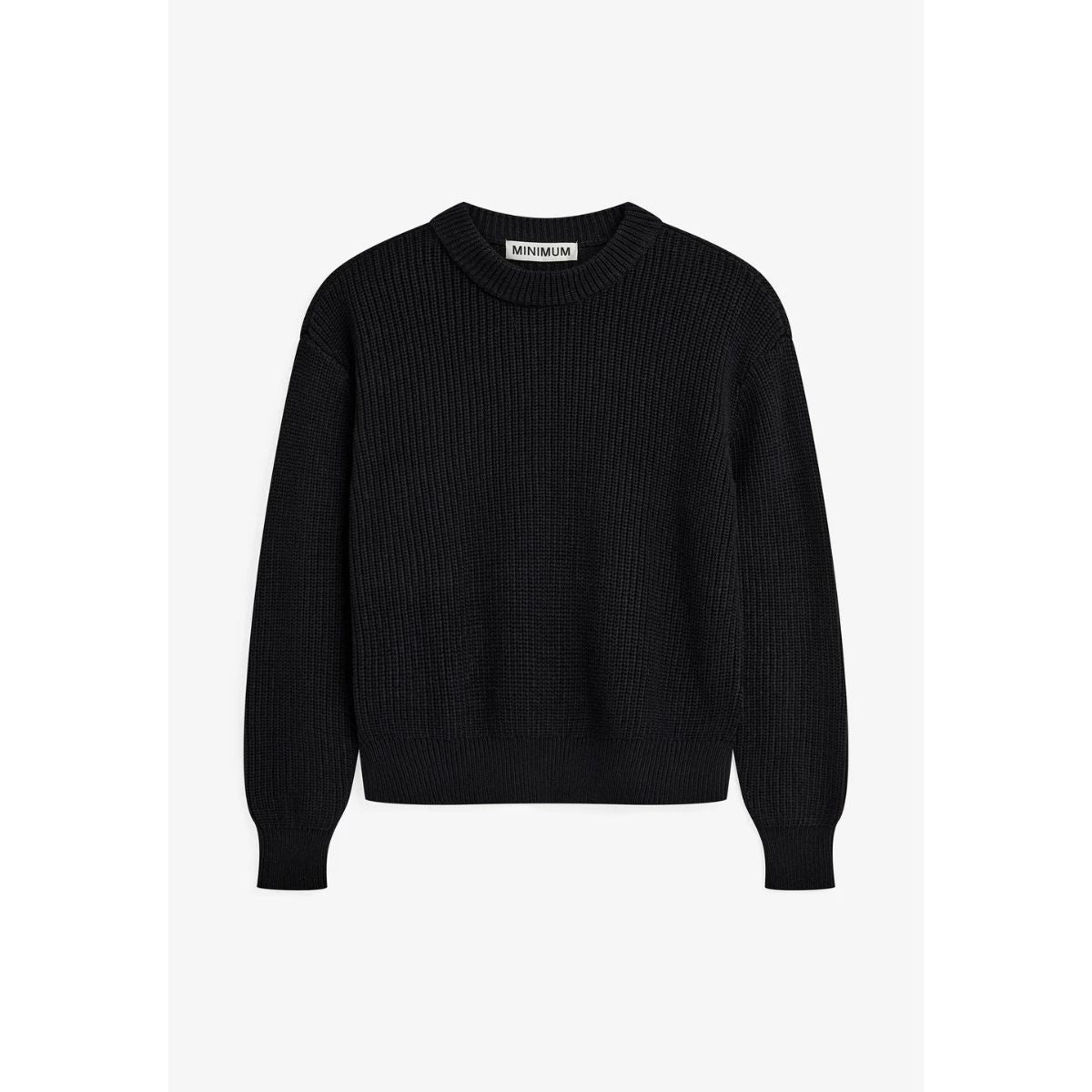 Minimum Mikayla Organic Cotton Jumper — Black - Public Mercantile