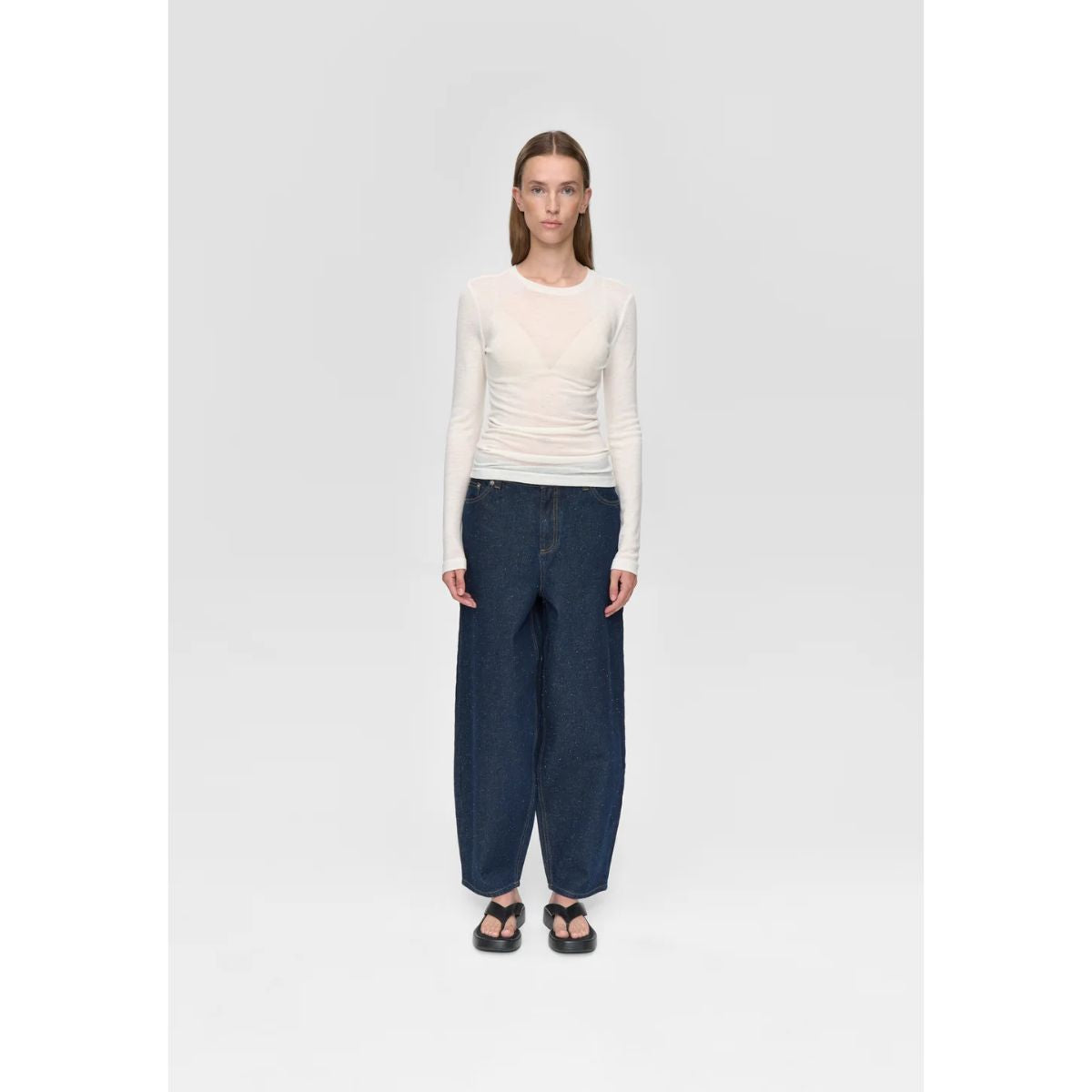 Minimum Natasha Merino Wool Jumper — Coco Milk - Public Mercantile
